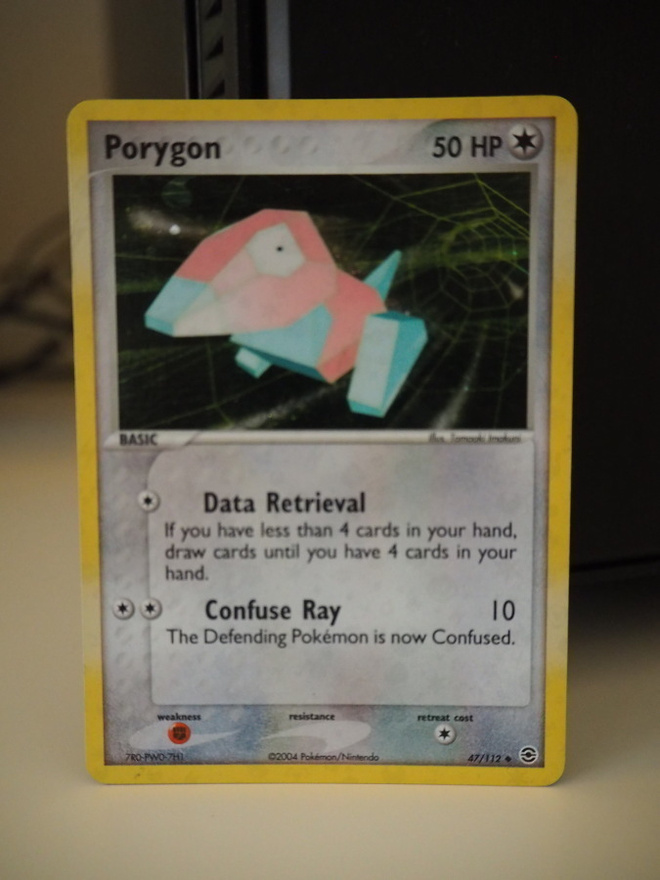 Pokemon kortti Porygon EX FireRed & Leafgreen reverse
