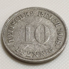 Saksa 10 Pfennig 1908G - pikkukuva 3