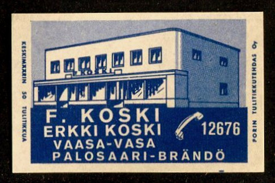 F. Koski, ERKKI KOSKI, Vaasa