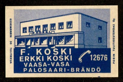 F. Koski, ERKKI KOSKI, Vaasa