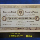 SUOMISETELI POSTIKORTTI - 5 MK 1886  (K15-S111) - pikkukuva 1