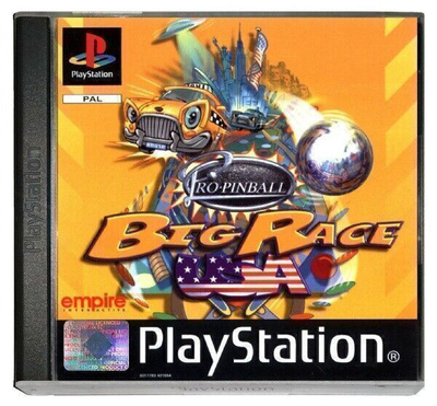 Pro Pinball BIG RACE U.S.A. (PS1), CIB