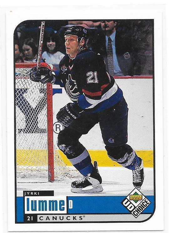 1998-99 UD Choice #205 Jyrki Lumme Vancouver Canucks