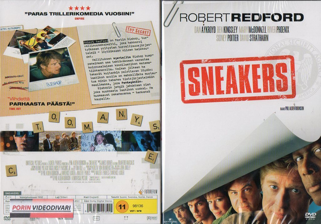 Sneakers	(19 123)	UUSI	-FI-	DVD	slipcase,		robert redford	19