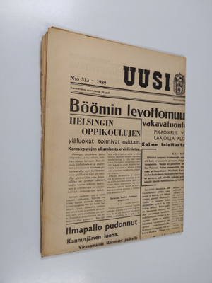 Uusi Suomi nro 313/1939 (19.11.)
