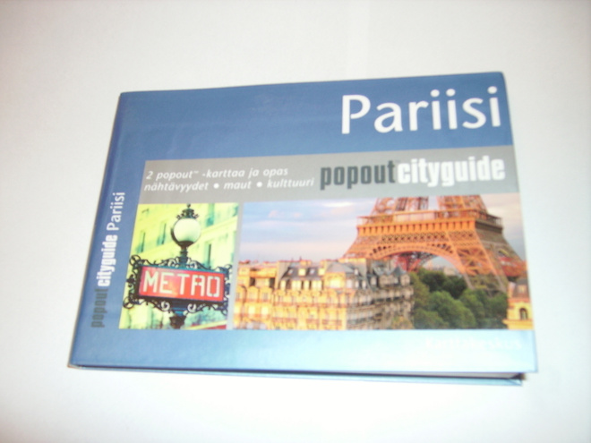 PARIISI Popout Cityguide matkaopas (2007) Sis.postikulut