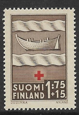 Punainen risti 1942 1,75+0,15mk (LAPE 255) **