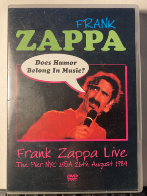 FRANK ZAPPA: Does Humor Belong In Music?, DVD, rem.