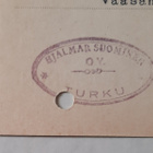 Firmaleima, Hjalmar Suominen OK, Turku 21.III.36 - pikkukuva 1
