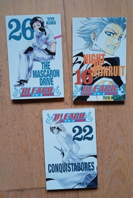 SARJAKUVAKIRJAT, BLEACH  26 , BLEACH  22,  BLEACH   16