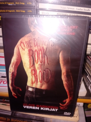 DVD Clive Barkerin Veren kirjat ( UUSI ) SIS POSTIKULU