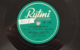 Savikiekko 1950 Wäre / Metro-Tytöt / Theel Rytmi VR 6038