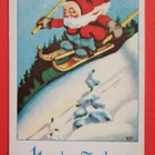 Vanha joulukortti kulk. 1935 - pikkukuva 1