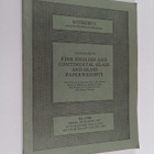 Catalogue of fine english and continental glass and glass... - pikkukuva 1