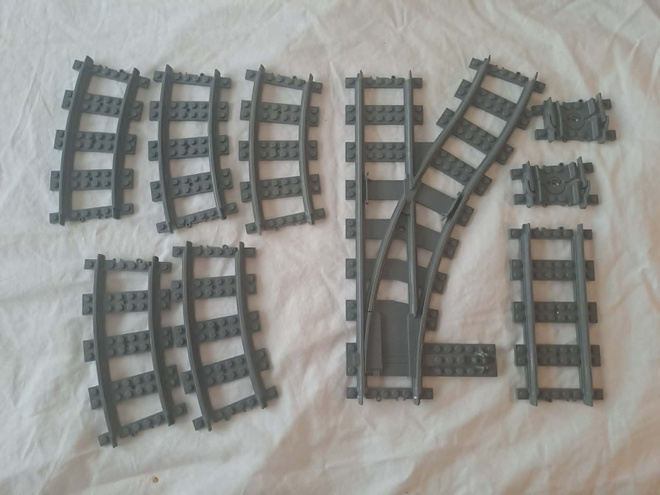 LEGO Kiskot Raide Raiteet