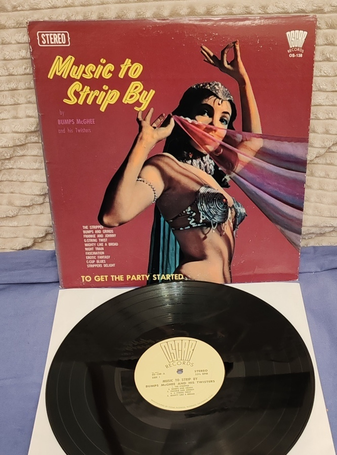 Bumps McGhee And His Twisters Music To Strip By lp