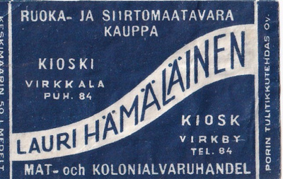 Virkkala, Virkby . Lauri Hämäläinen b508