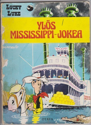 Lucky Luke - Ylös Mississippi-jokea (1.p 1979)