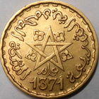 Morocco. 10 francs AH1371. - pikkukuva 1