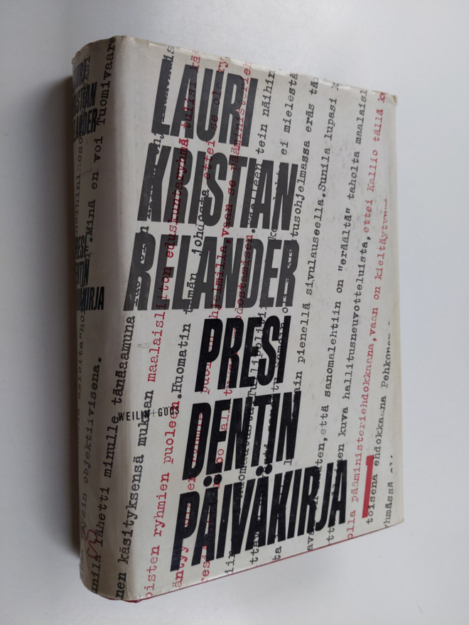 Lauri Kristian Relander : Presidentin päiväkirja 1