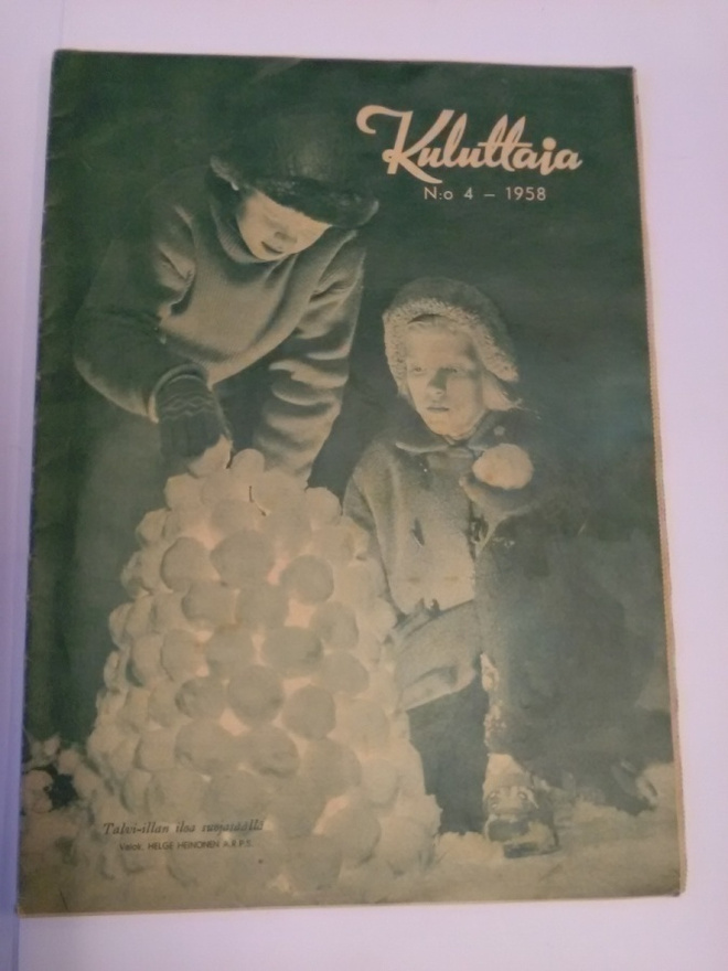 Kuluttaja No 4 tammikuu 1958