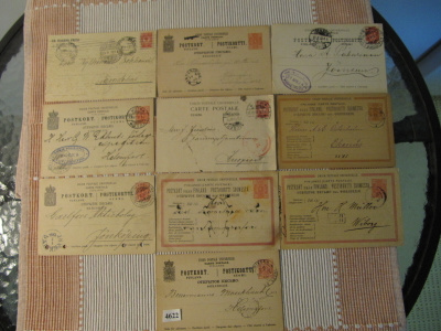 Vanhoja postikortteja 10 kpl.1882-1916