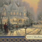 Thomas Kinkade: Luminen katu (isohko taittokortti) - pikkukuva 1