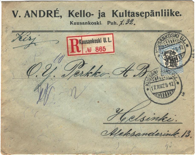 R- JA FIRMA KUORI KUUSANKOSKI U.L.