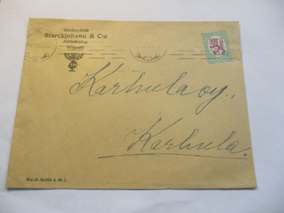 1926 Viipuri Starckjohann Oy  liikekuori