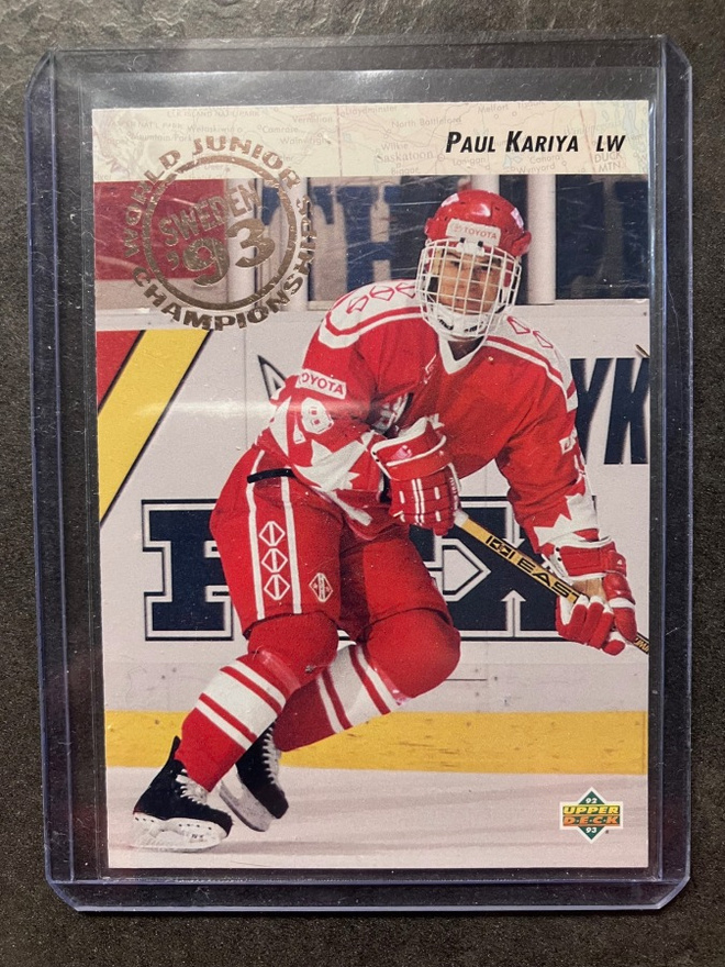 1992-93 Upper Deck #586 Paul Kariya Rookie Card RC