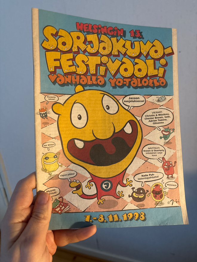 Helsingin sarjakuvafestivaalit-lehti 1998