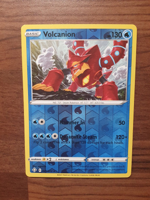 Pokemon Volcanion 025/072 Reverse holo Rare