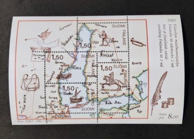 1985 blokki BL1 - FINLANDIA 88 **