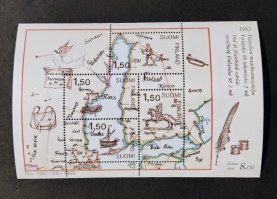 1985 blokki BL1 - FINLANDIA 88 **