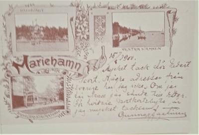 NO 1 - Maarianhaminalainen kortti