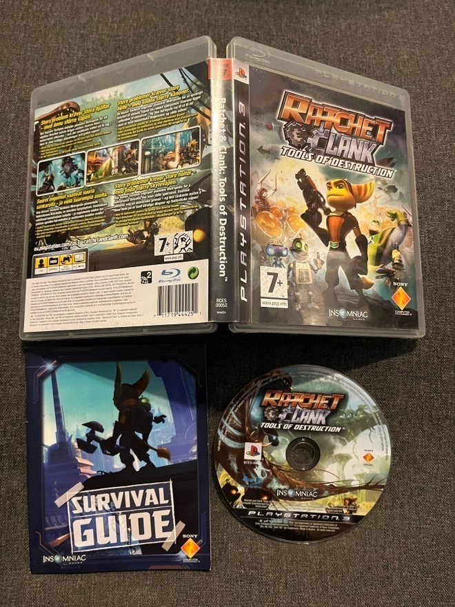 Ratchet & Clank - Tools Of Destruction PS3 (Puhumme Suomea)