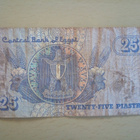 Egyptin keskuspankki 25 piastres sekä 1 punta - pikkukuva 1