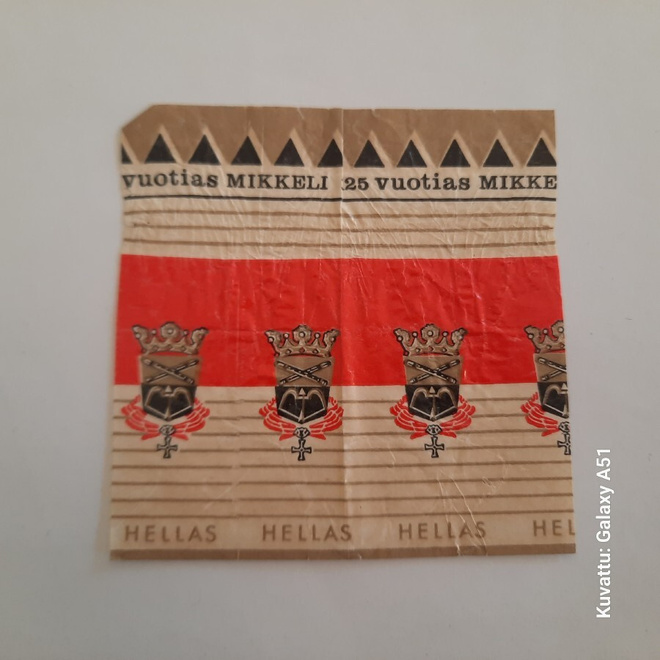karkkipapaeri Mikkeli 125v Hellas