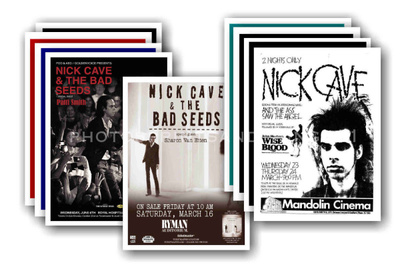 NICK CAVE -- postikorttisetti x10  (UPEA lahja!) #3
