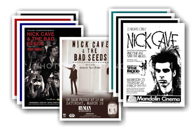 NICK CAVE -- postikorttisetti x10  (UPEA lahja!) #3