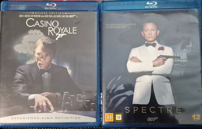 James bond Casino royale ja Spectre -Blu-Ray