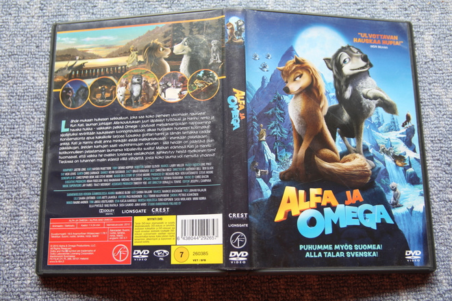 DVD : Alfa ja Omega [puhumme suomea]