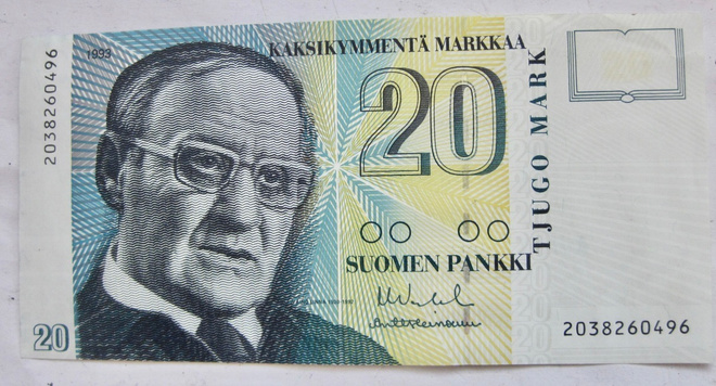 20 mk 1993 HYVÄ Lähes Pakkasileä