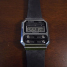 RETRO/ VINTAGE CASIO A100WE RANNEKELLO - pikkukuva 1