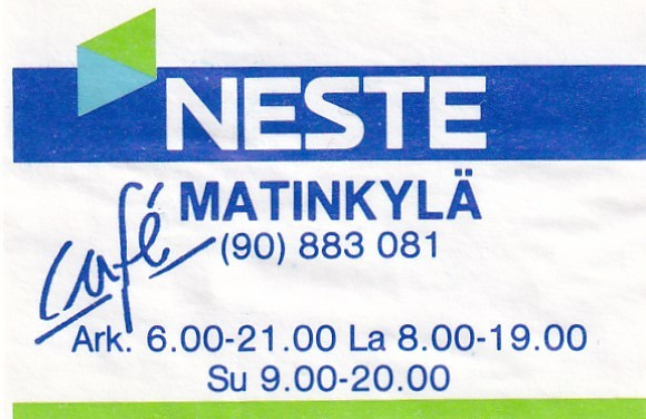 Matinkylä,  Tead Ky, NESTE   s8/3