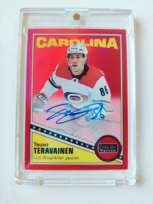 Teuvo Teräväinen 19-20 Opc Platinum Retro Red Rainbow Autod
