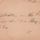 1884, Ehiöpostikortti , Kuopiosta Helsinkiin ANK leima - pikkukuva 2