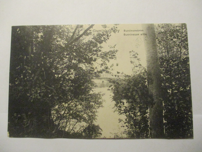 Kokkola Sunninsuun silta - 1923