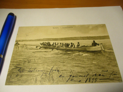 Kirkkoveneillä - 1905 Hki- Tampere kulkenut