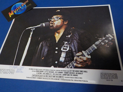BO DIDDLEY + 2x NIMIKIRJOITUKSET PROMOKUVASSA